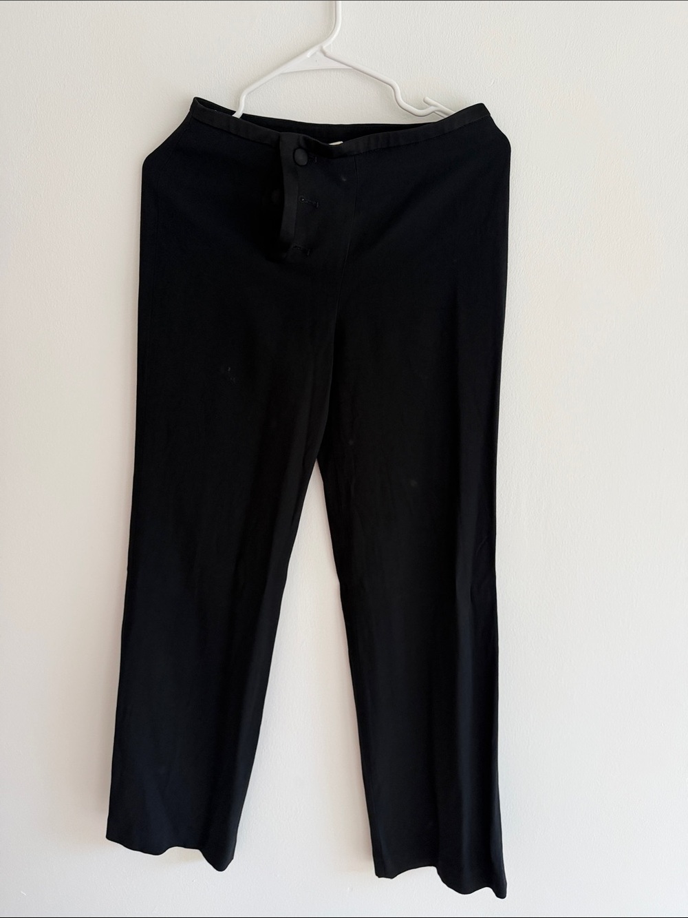 Sezane Black Straight-Leg Pants